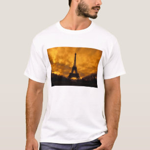 T-shirt UE, France, Paris. Tour Eiffel.