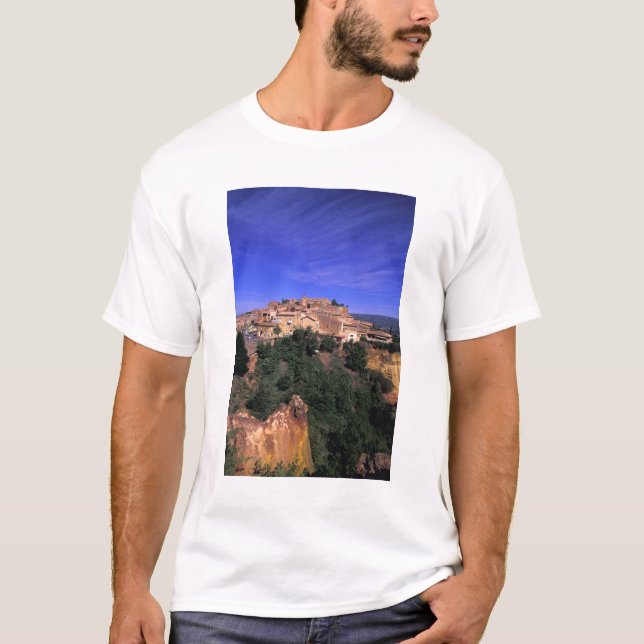 T-shirt UE, France, Provence, Vaucluse, Rousillon. (Devant)