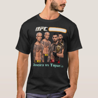 T-shirt UFC, Oliveria vs Topuria, Camiseta para Guerreros
