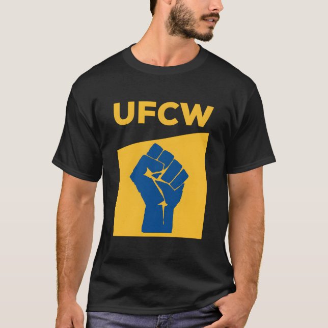 T-shirt Ufcw Résiste À La Frappe De Poing (Devant)