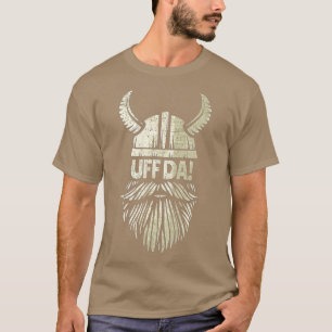 T-shirt Uff Da Norwegian Citer Casque Viking Scandinave