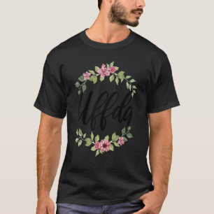 T-shirt Uffda Floral Patrimoine Norvégien Dit