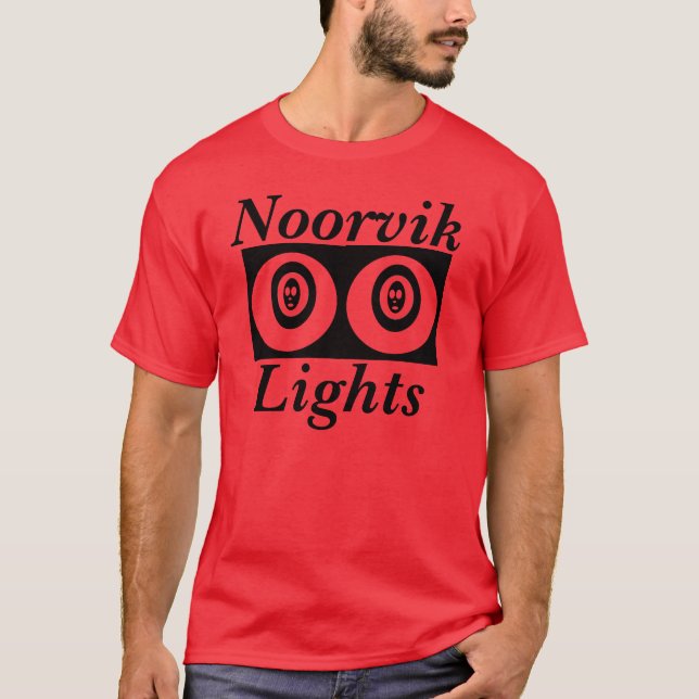 T-shirt UFO (2), UFO (3), NoorvikLights (Devant)