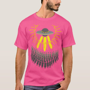 T-shirt Ufo Alien Espace Humanité Paix