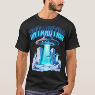 T-shirt Ufo Antarctica Design - Design Alien Cool