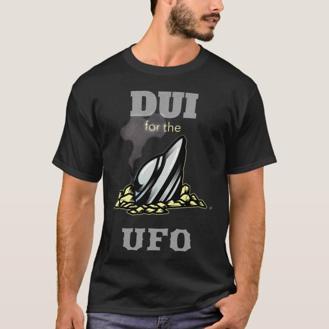 T-shirt Ufo Avec Un Dui (Devant)