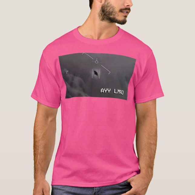 T-shirt Ufo Ayy Lmao (Devant)