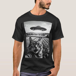 T-shirt Ufo chat chats OutofThisWorld Sie garçon