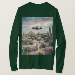 T-shirt UFO Desert Cactus Fleurs