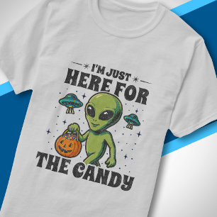 T-shirt UFO Halloween Pour le Costume d'Alien Drôle de Bon