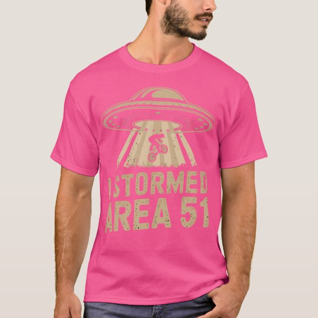 T-shirt Ufo - I Stormed Area 51 (Devant)