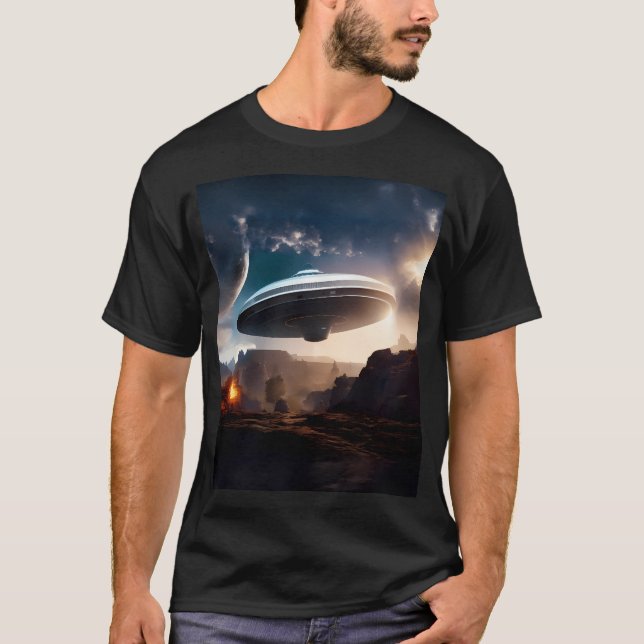 T-shirt Ufo Je Veux Croire (Devant)