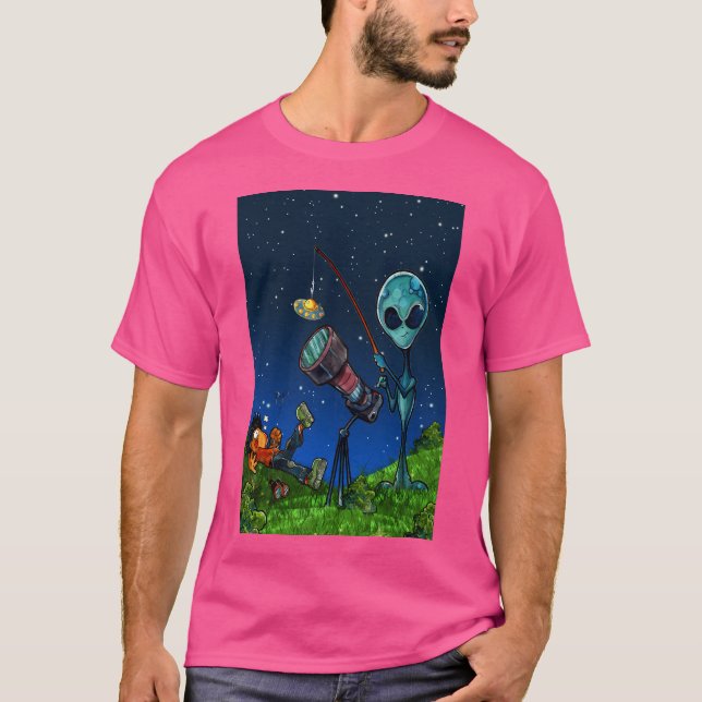 T-shirt Ufo Kid - Ufo Sur Une Chaîne (Devant)