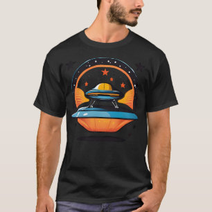 T-shirt Ufo Retro