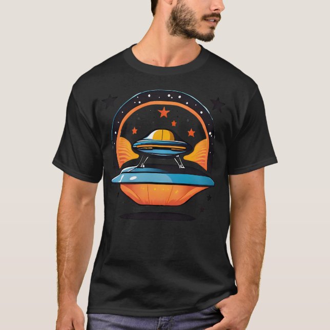T-shirt Ufo Retro (Devant)