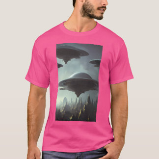 T-shirt Ufos Dans Le Ciel