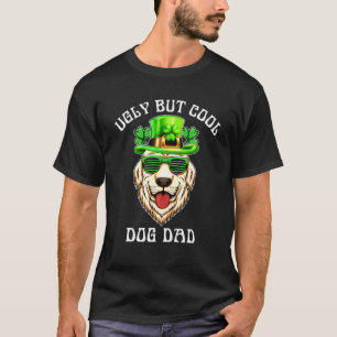 T-shirt Ugly but cool dog papa cute golden retriever dog b