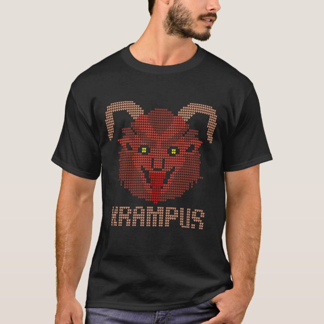 T-shirt Ugly Christmas Krampus (Devant)