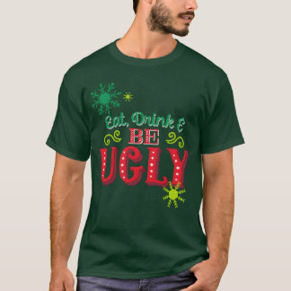 T-shirt Ugly Christmas Quote boy