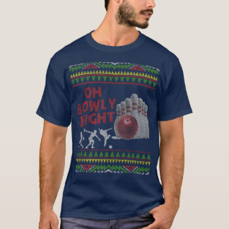 T-shirt Ugly Christmas Sweater Party s Oh Bowly Night Bowl