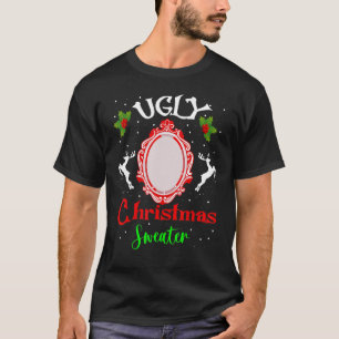 T-shirt   Ugly Christmas Sweater With Mirror