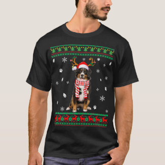 T-shirt Ugly Sweater Christmas Bernese Mountain Dog