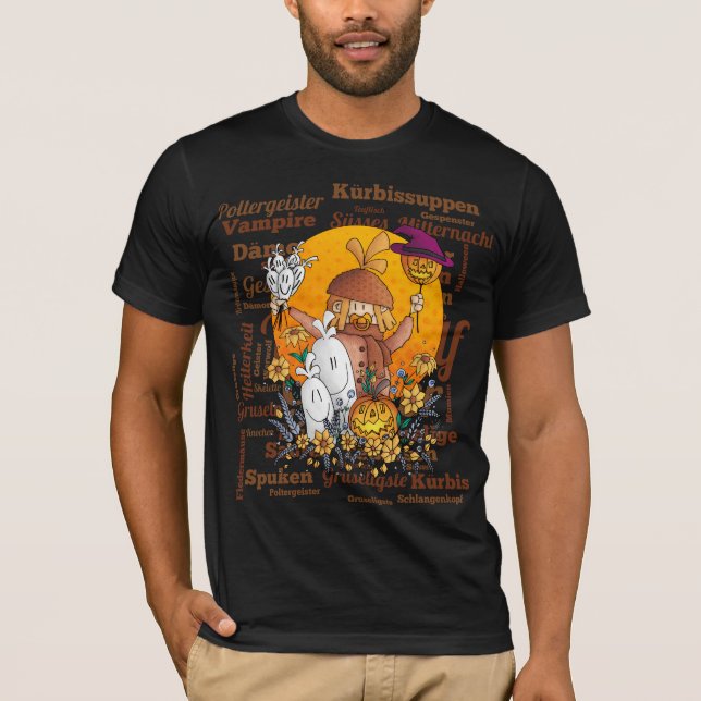 T-shirt Ugo - Halloween / Thermosbecher (Devant)