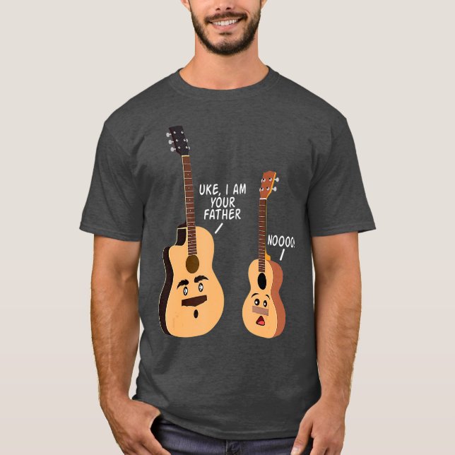 T-shirt Uke I Am Your Père Funny Guitare et Ukulele (Devant)