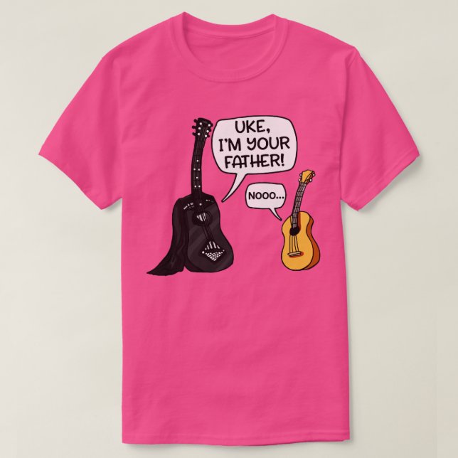 T-shirt Uke Im Ton Père Funny Guitare (Design devant)