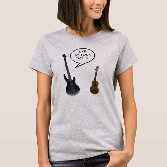 T-SHIRT UKE, JE SUIS TON PÈRE. (Devant)