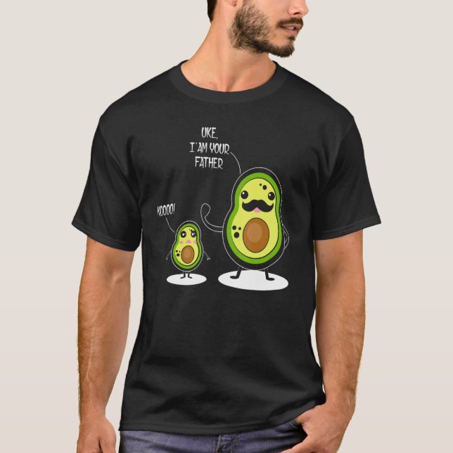 T-shirt Uke Je Suis Ton Père Drôle Avocado Père Son Avoc (Devant)