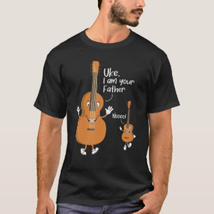 T-shirt Uke, je suis ton père - Instrument de guitare ukul