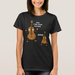 T-shirt Uke Je Suis Ton Père Joueur De Ukulélé Banjo Guita