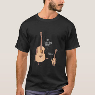 T-shirt Uke Je Suis Ton Père T Shirt Ukulele Guitare Musi