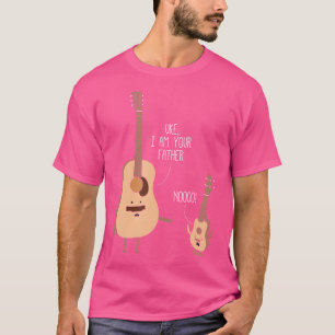 T-shirt Uke Je Suis Ton Père T Shirt Ukulele Guitare Musiq