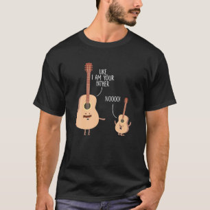 T-shirt Uke Je Suis Ton Père Ukulele Guitar Funny Papa Cad