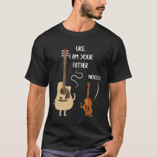 T-shirt Uke Je Suis Votre Père Ukulele Guitare Musique Pou