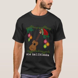 T-shirt Uke Mele Kalikimaka Ukulele Chansons de Noël Aloha