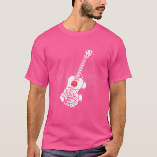 T-shirt Uke, musicien d'acoustique hawaïen Ukulele Sound W
