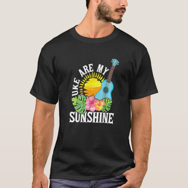 T-shirt Uke Sont Mon Soleil Pour Ukulele Player Ukulelist (Devant)