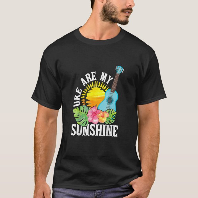T-shirt Uke Sont Mon Soleil Pour Ukuleli Player (Devant)