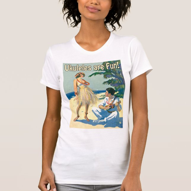 T-shirt Ukes sont amusement ! Débardeur de dames (Devant)