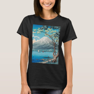 T-shirt Ukiyo e  Mt Fuji Impression de peinture japonaise 