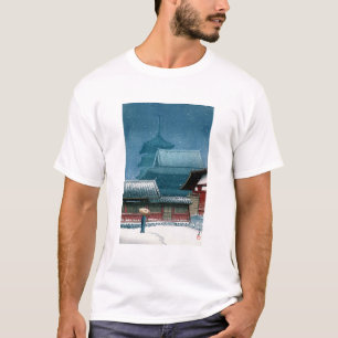 T-shirt ukiyoe - hasui - n°31 Temple Tennoji à Osaka -