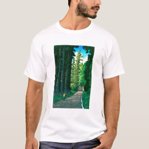 T-shirt ukiyoe hasui n°57 Route historique de Nikkō