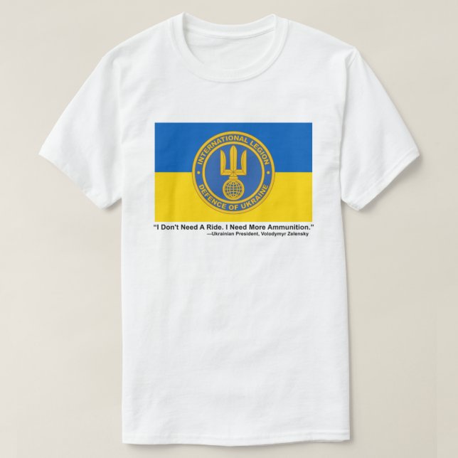 T-Shirt Ukraine (Design devant)