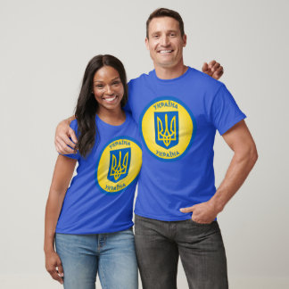 T-shirt Ukraine Coat of Arms Circle Shape