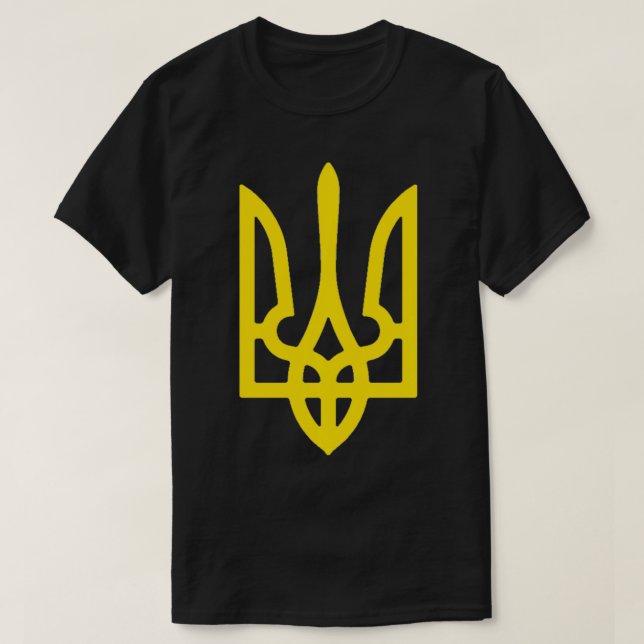 T-shirt Ukraine Coat Of Arms Symbol  Ukrainian National Co (Design devant)