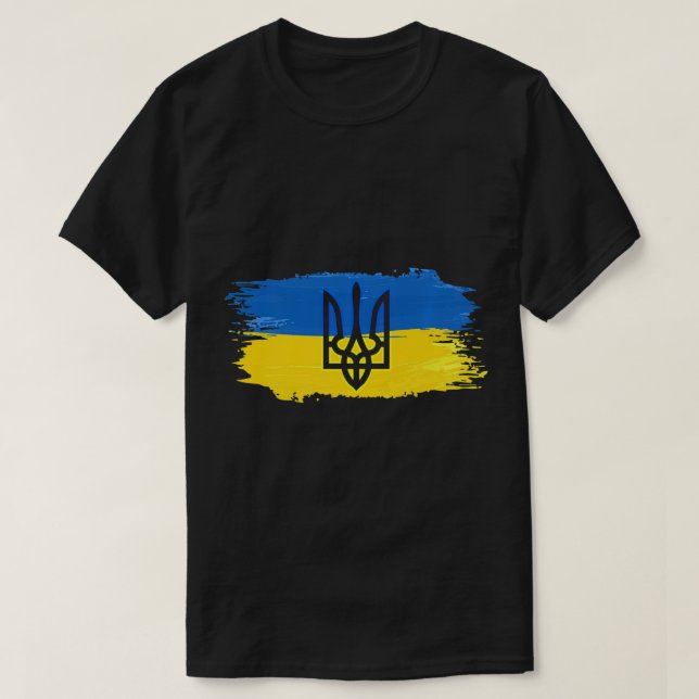 T-shirt Ukraine Drapeau soutien Aimer Ukraine Fierté (Design devant)