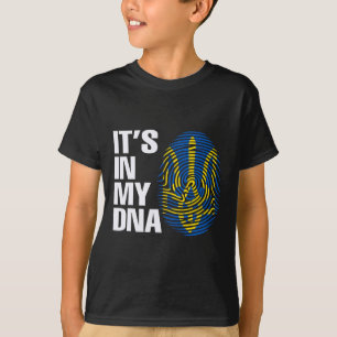 T-shirt Ukraine Drapeau ukrainien Armoiries Ukraine ADN